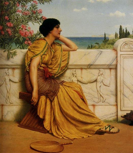 John William Godward Leisure Hours oil painting picture